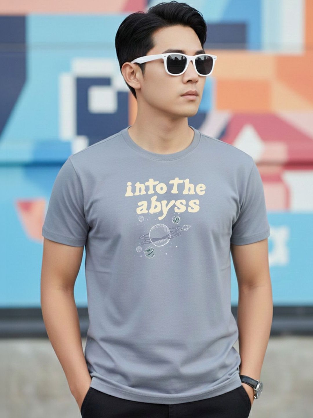 Greylongg Men Printed T-shirt