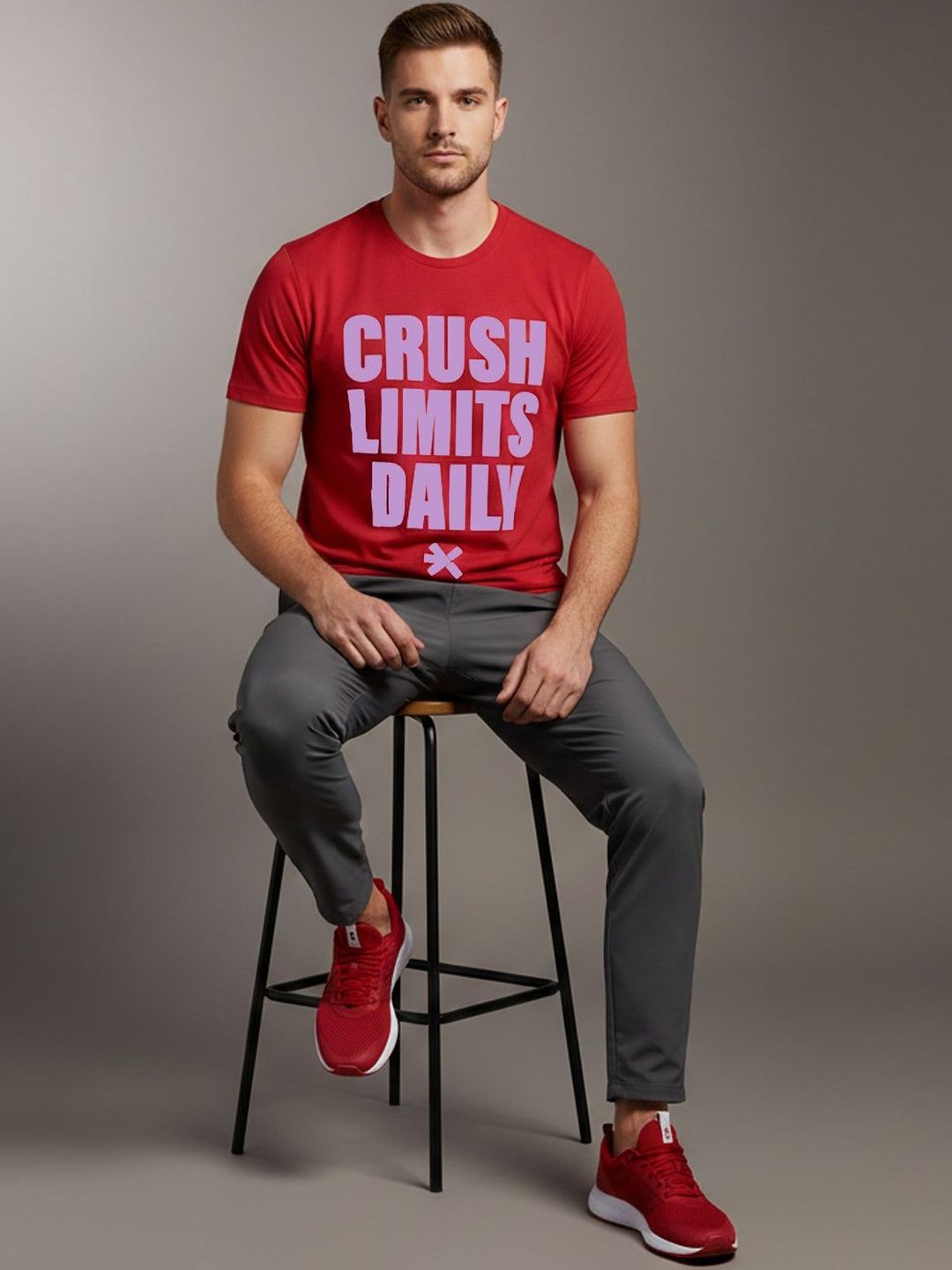 HRX by Hrithik Roshan Men Typography Printed T-shirt