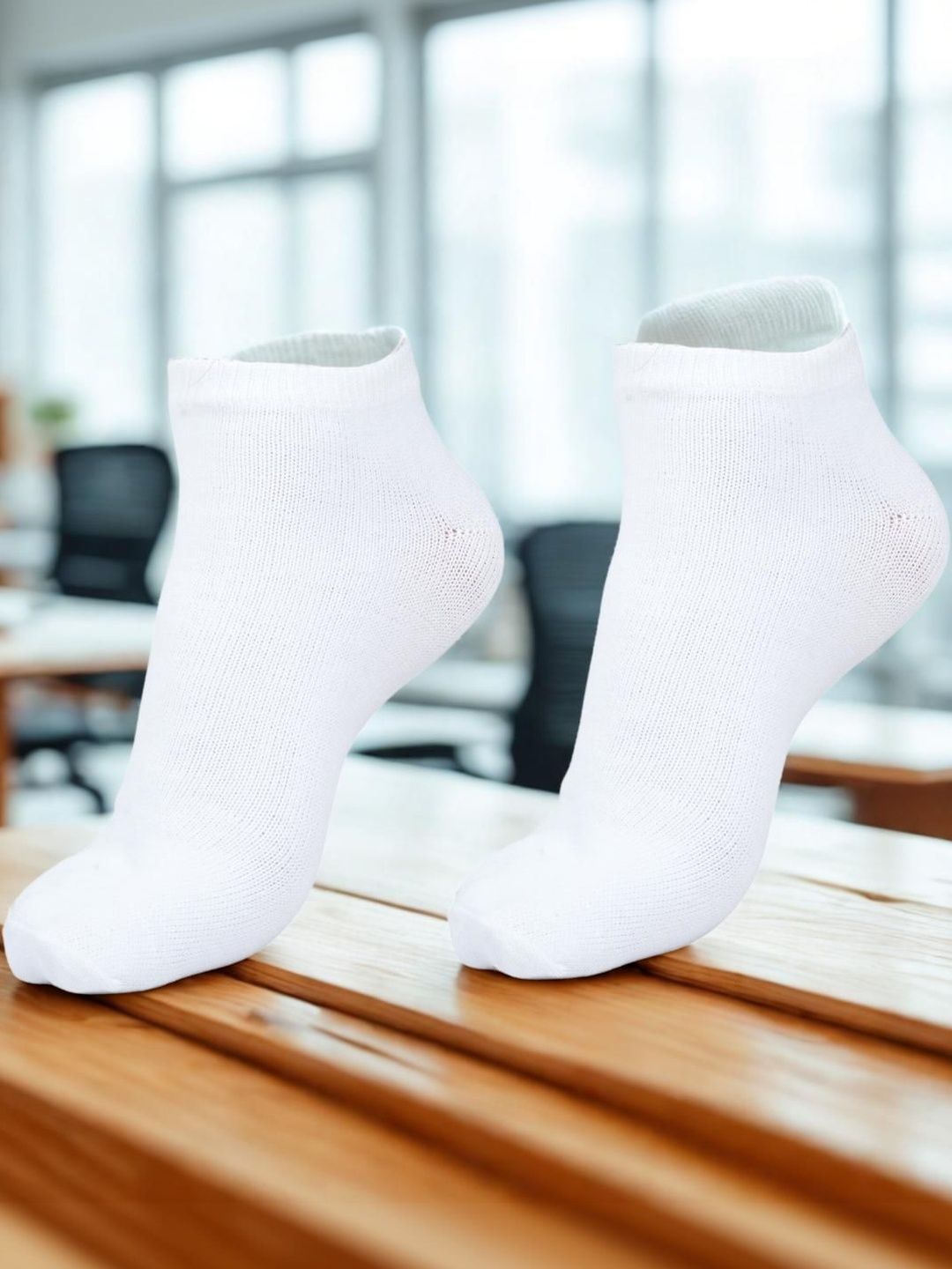 MJE Men Pack of 2 Cotton Blend Ankle Length Socks