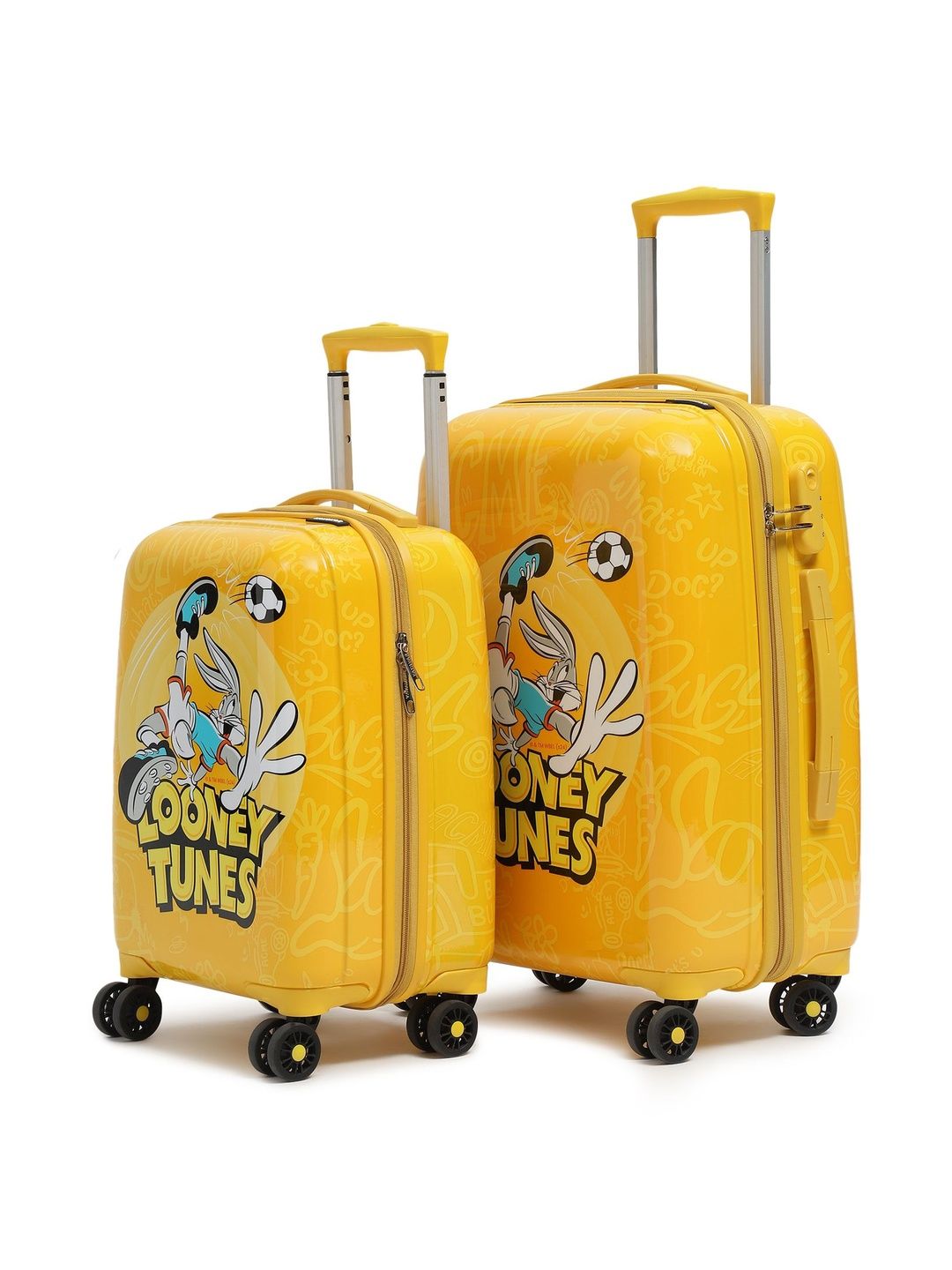 Buy YAYAVAR Kids-Unisex Set of 2 Printed Hard-Sided Water