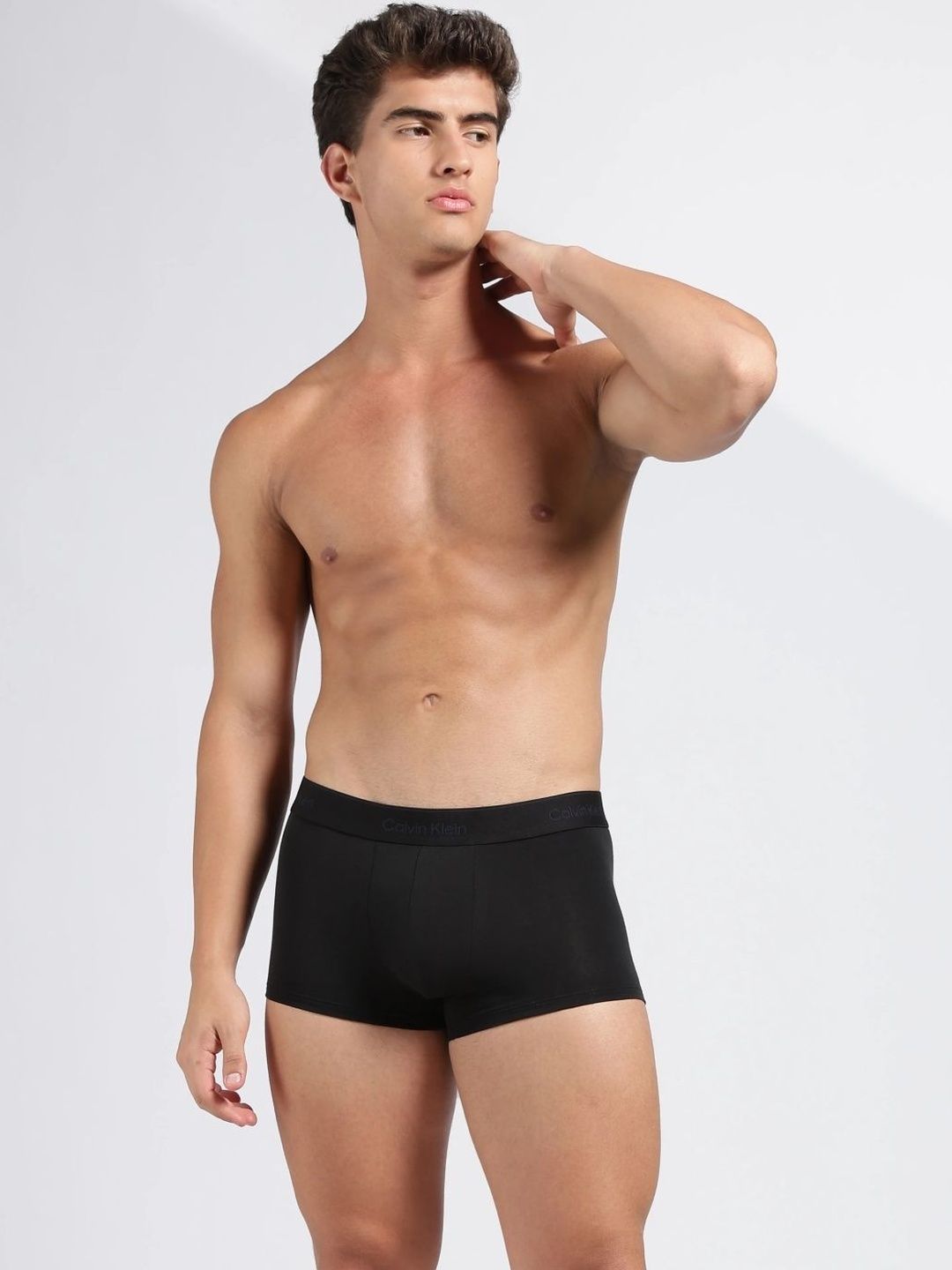 Calvin Klein Underwear Calvin Klein Underwear Pack of 3 Cotton Blend Solid Trunks