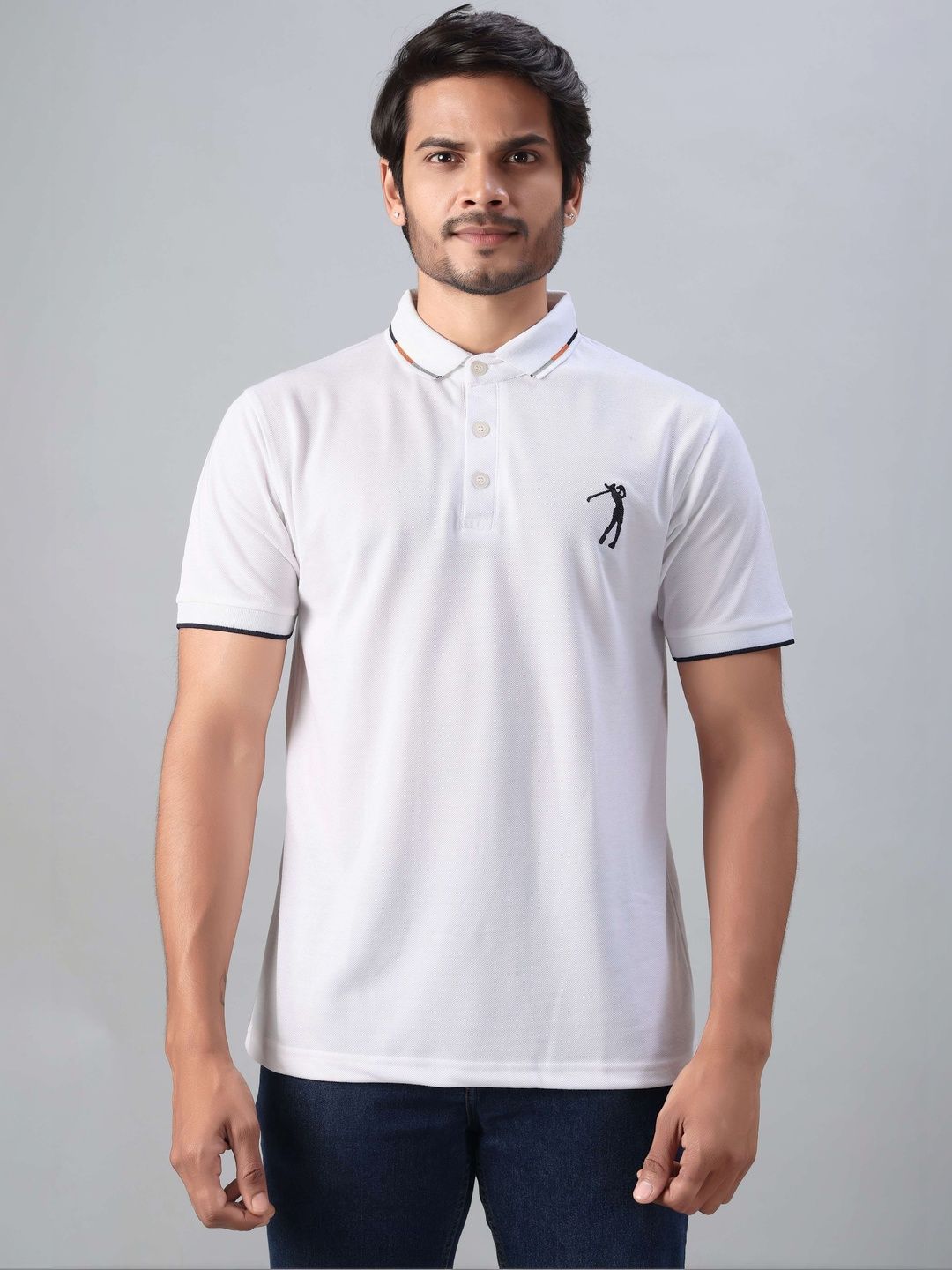 Mast & Harbour Men Brand Logo Polo Collar T-shirt