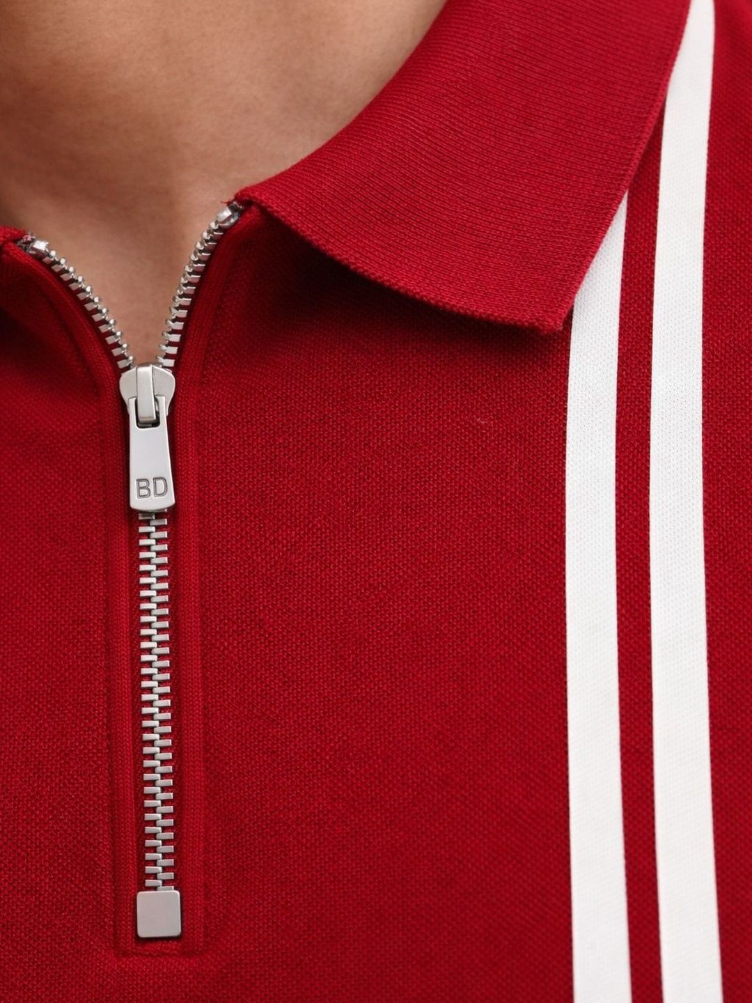 Moda Rapido Men Striped Polo Collar T-shirt
