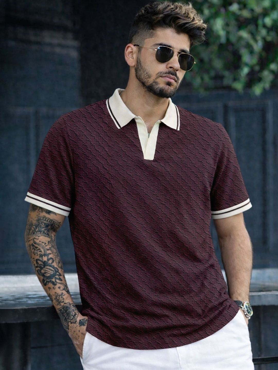 Force Men Polo Collar T-shirt