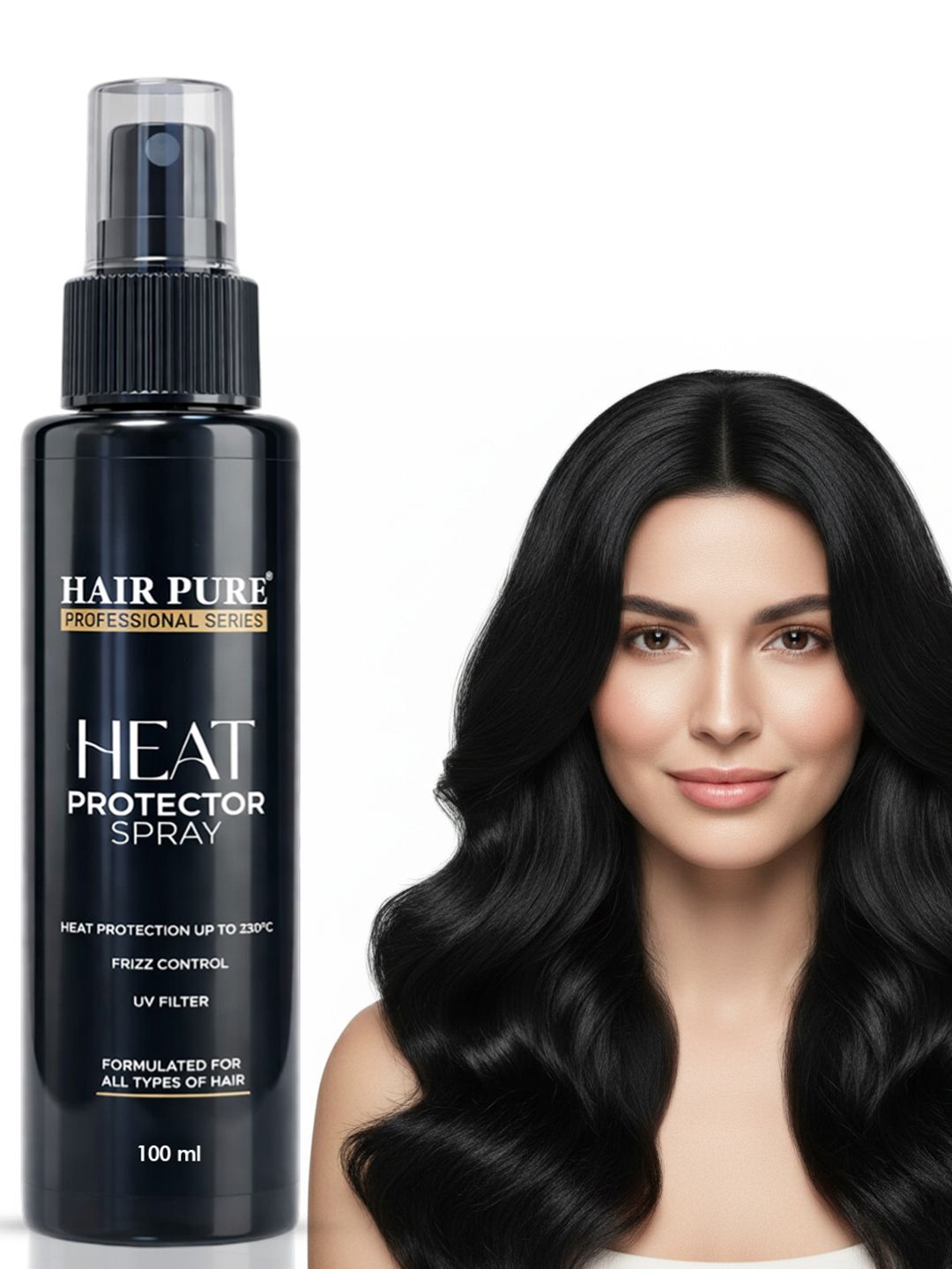 Hair Pure Heat Protector Hair Spray