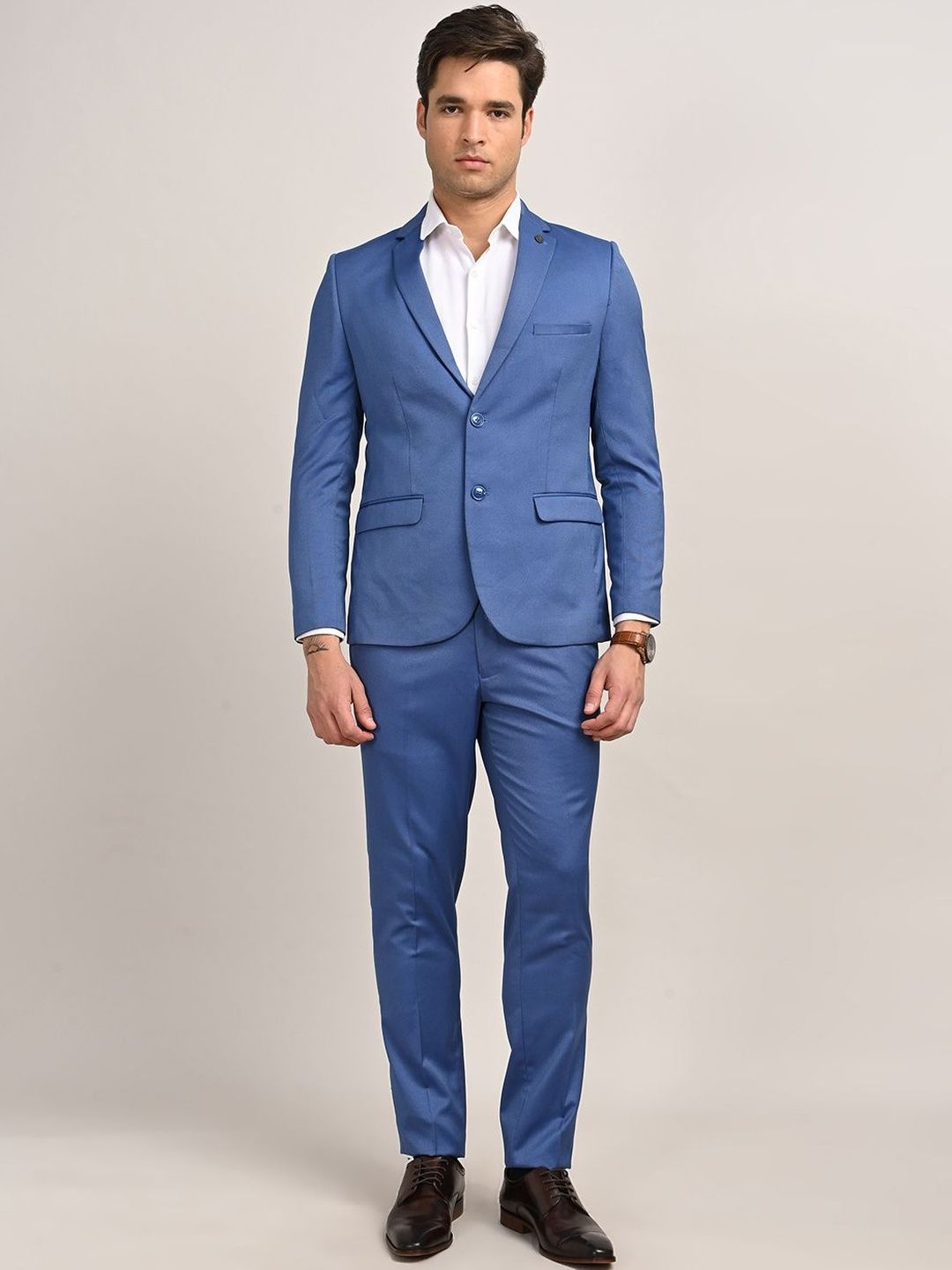 Turtle Pure Cotton Tailored Fit Single Breasted Two-Piece Suits