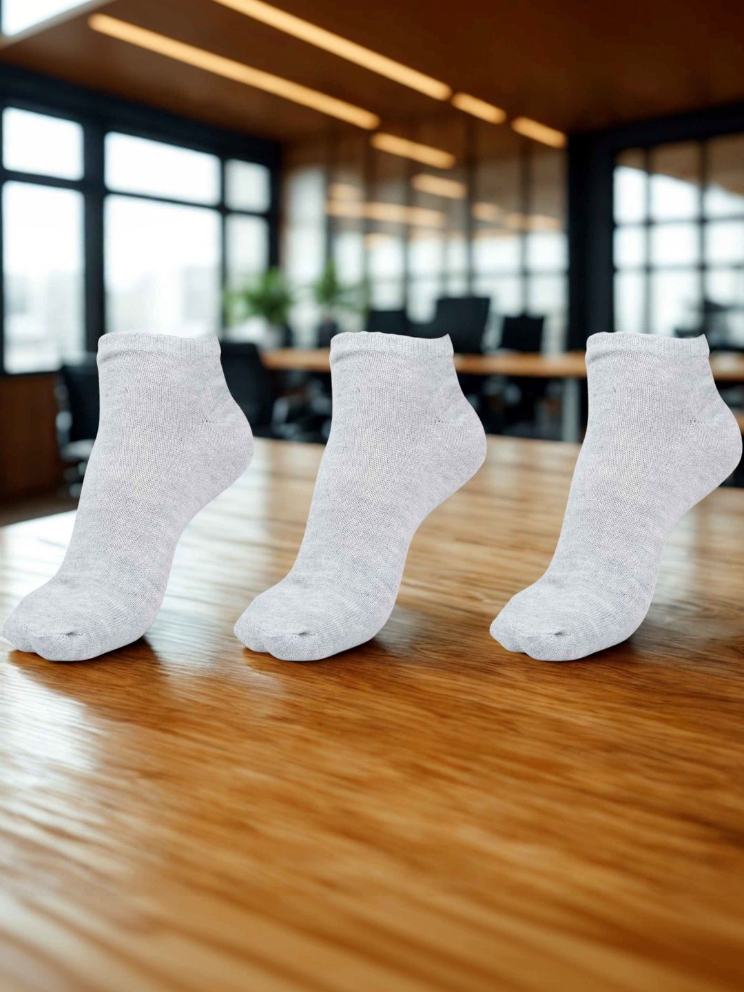MJE Men Pack of 3 Shoe Liners Socks