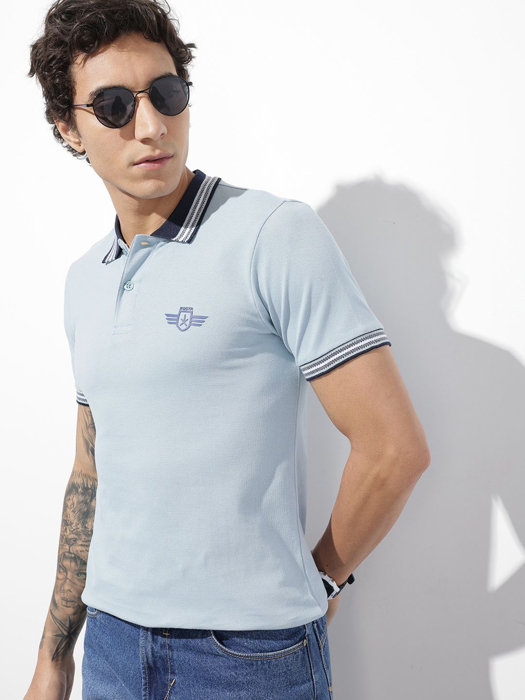 The Roadster Life Co. Polo Pure Cotton T-shirt