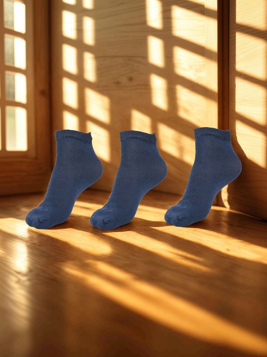 MJE Men Pack of 3 Ankle Length Socks