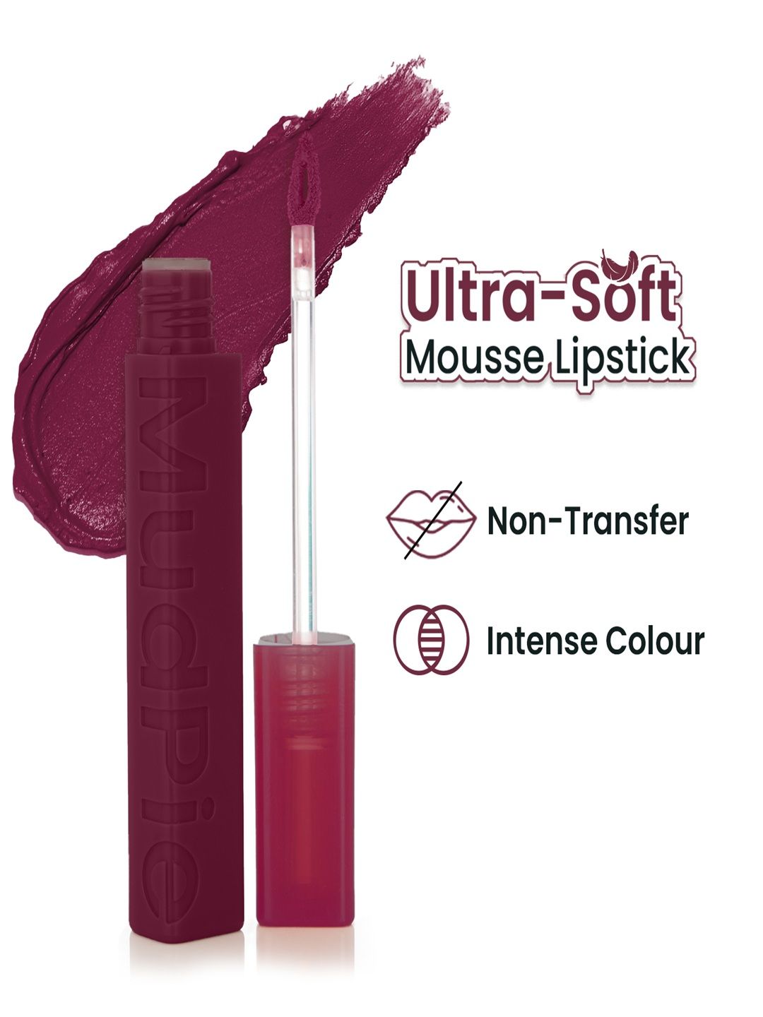 SWISS BEAUTY SWISS BEAUTY MudPie Soft Matte Mousse Finish Lipstick 3g- Rule Breaker