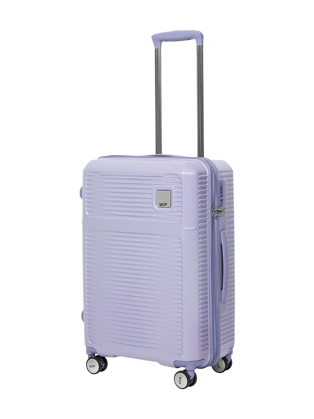 VIP VIP Vero Purple Medium Hard Luggage 65cm Check-in Trolley Bag with 8 Wheels & TSA Lock