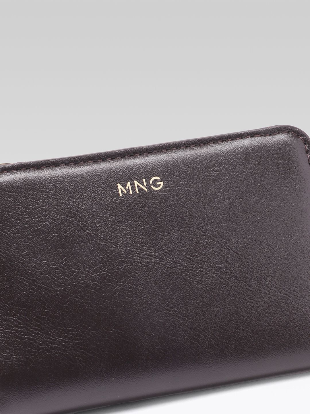 Animal Textured Two Fold Wallet