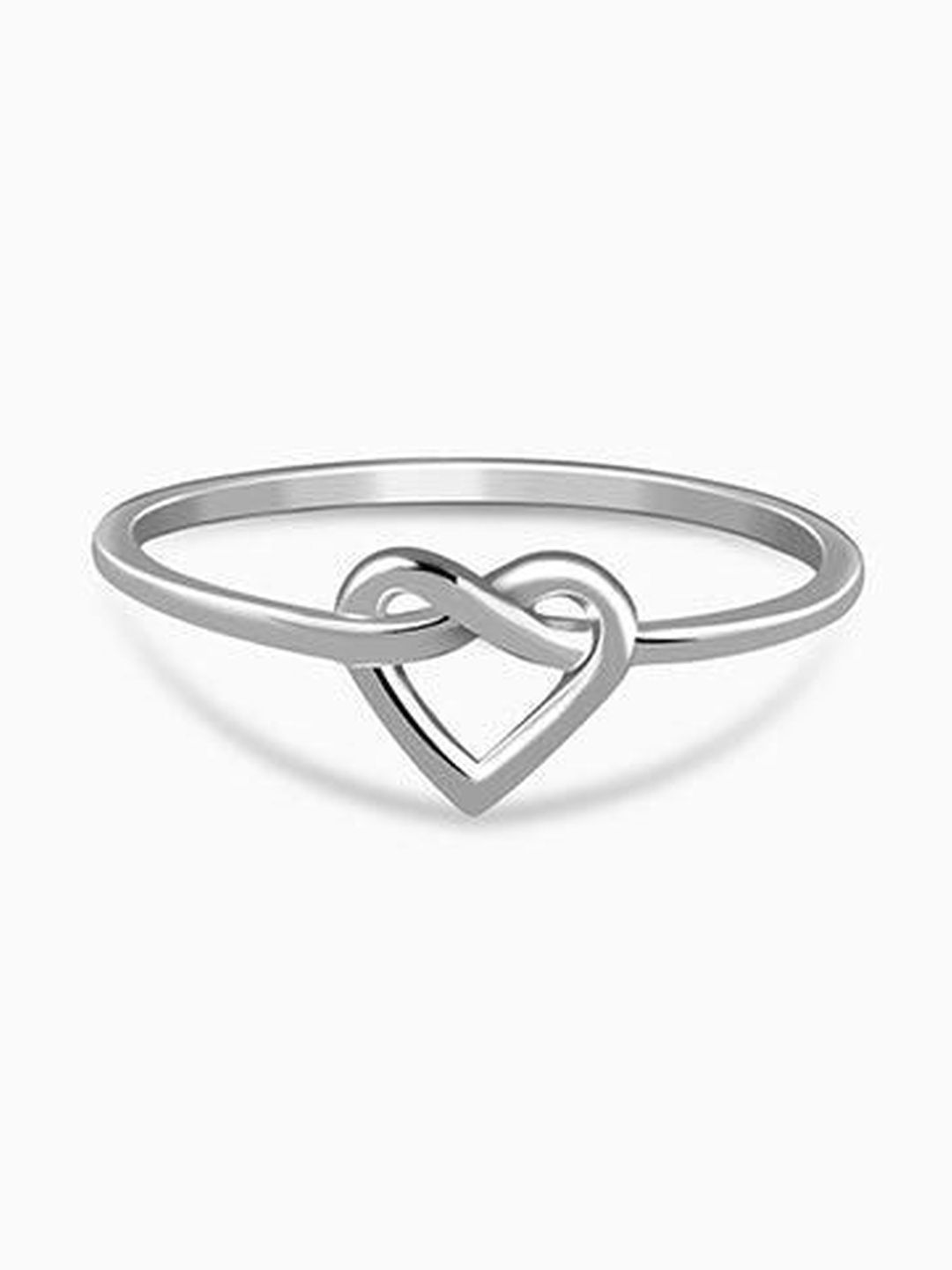 GIVA GIVA Silver Love Knot Ring