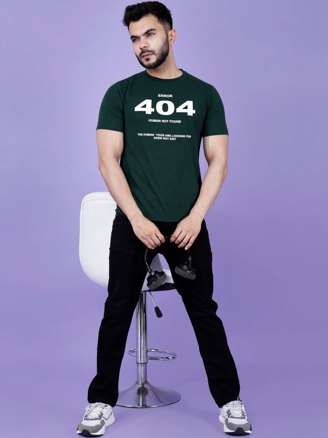 Mast & Harbour Men Typography Printed T-shirt