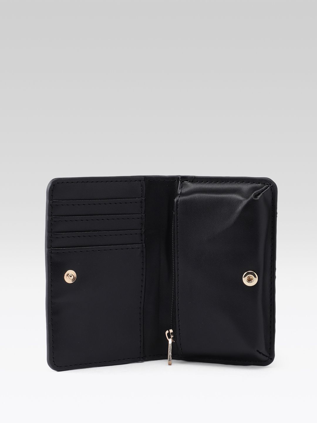 Animal Textured Two Fold Wallet