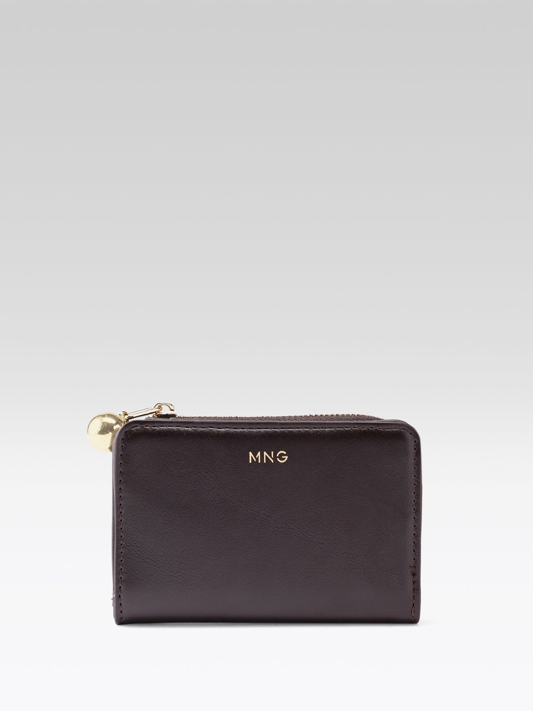 Animal Textured Two Fold Wallet