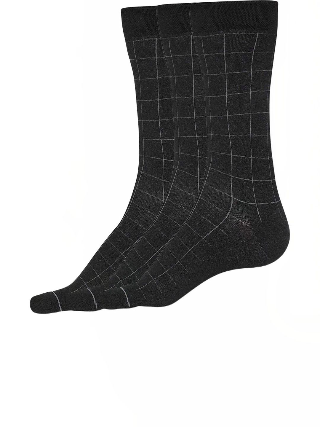 VAPINDIA Men Pack of 3 Patterned Calf Length Socks