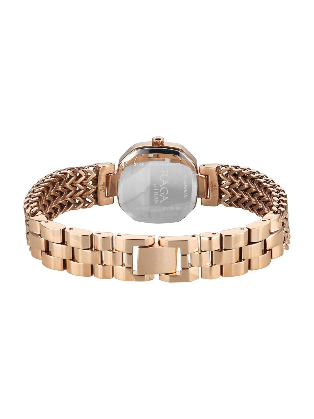 Raga Ascendo Rose Gold Dial Quartz Analog Watch - 95404WM01