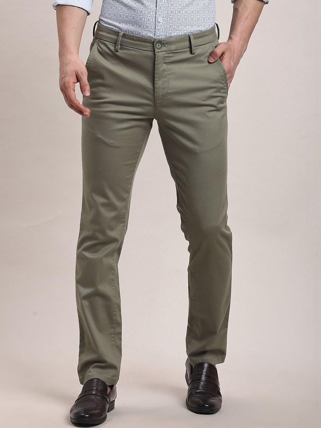 Turtle Men Slim Fit Trousers