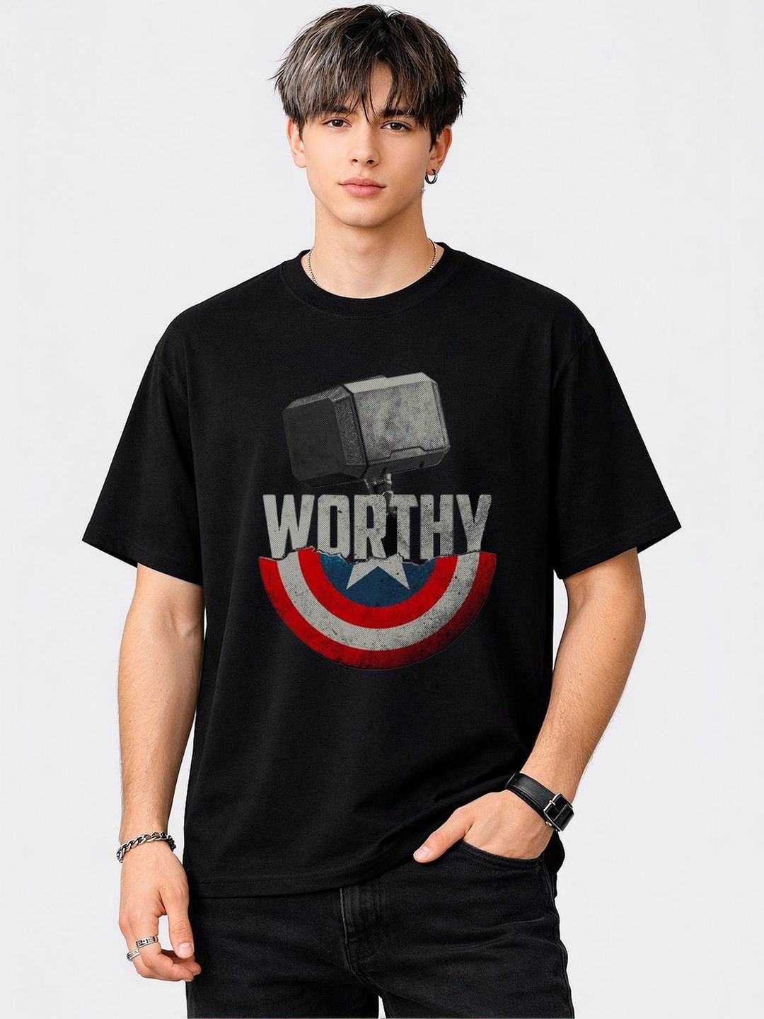 Moda Rapido Men Printed T-shirt