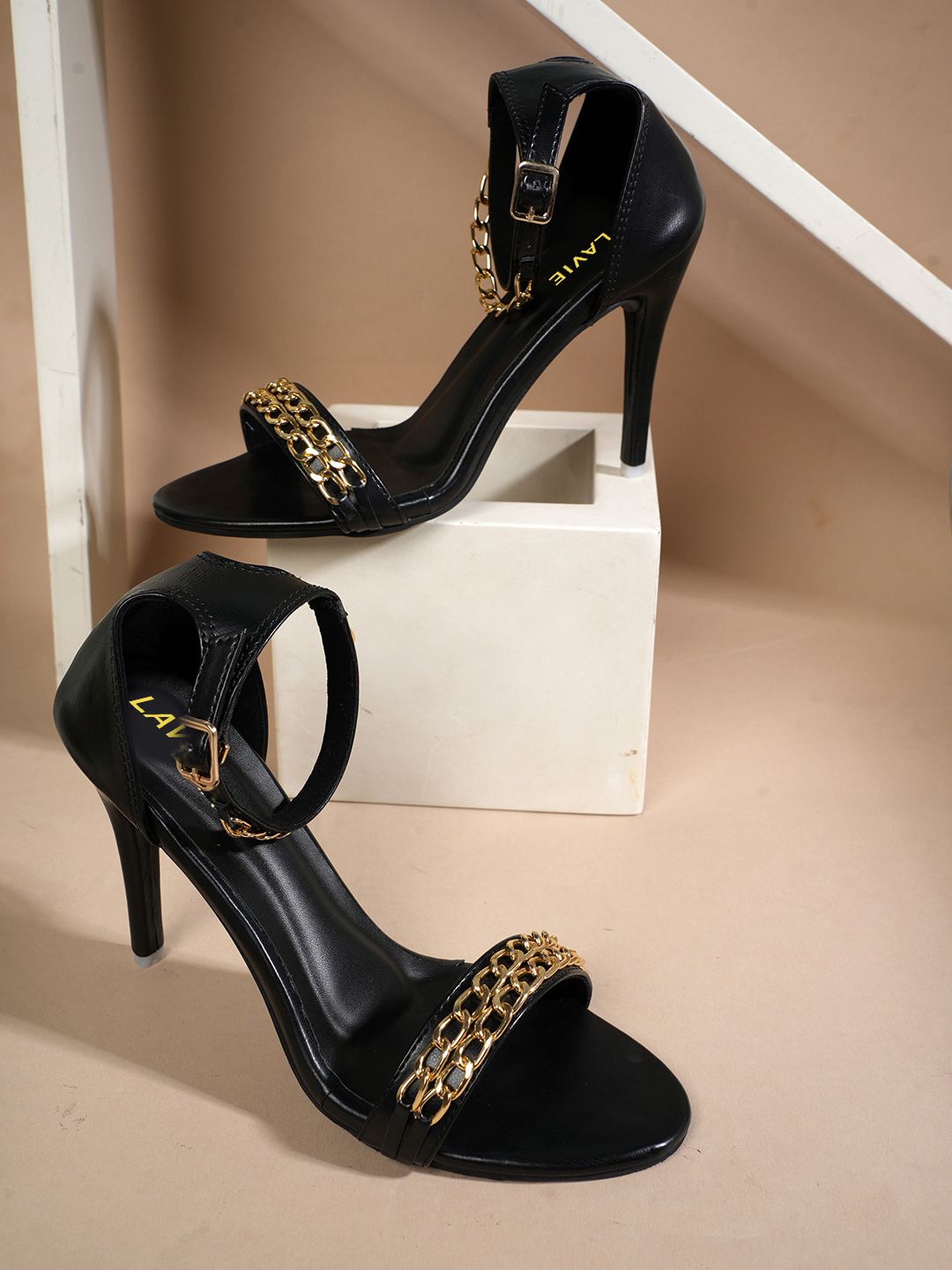 Lavie Lavie PU Party Stiletto Sandals