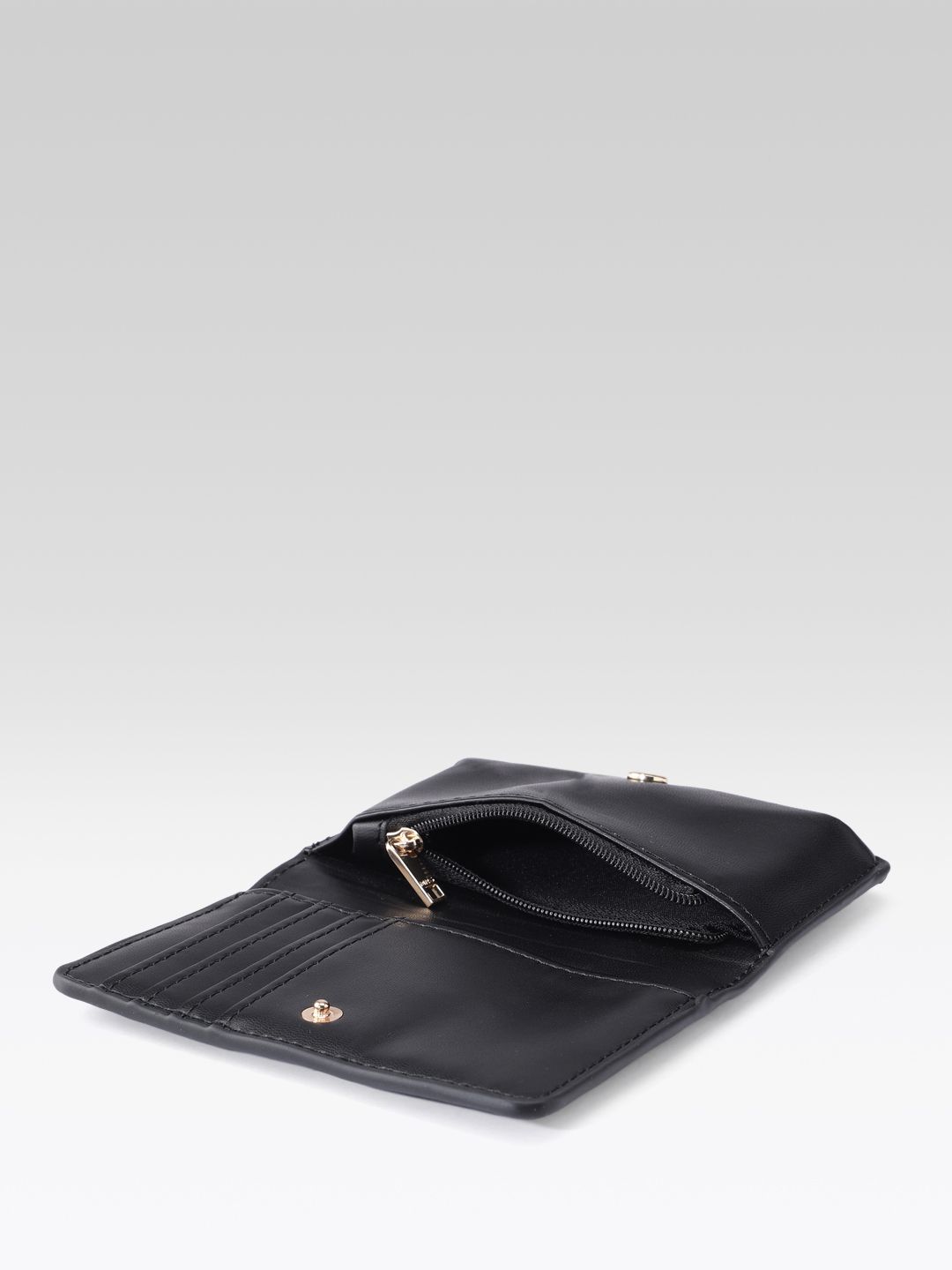 Animal Textured Two Fold Wallet