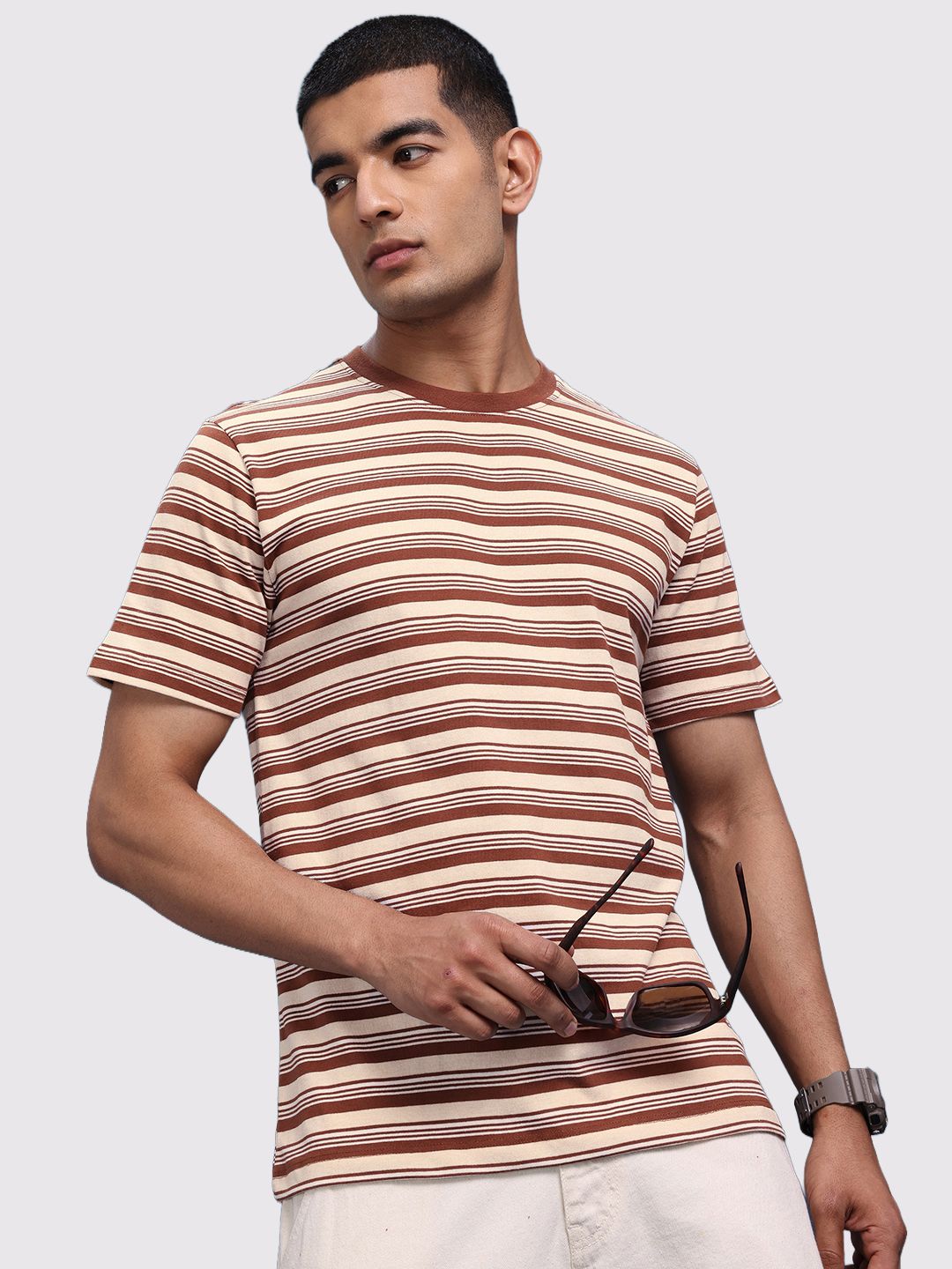 The Roadster Life Co. Striped T-shirt