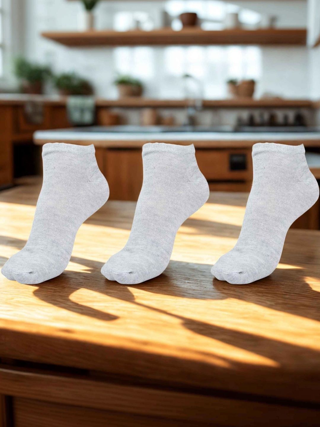 MJE Men Pack of 3 Ankle Length Socks