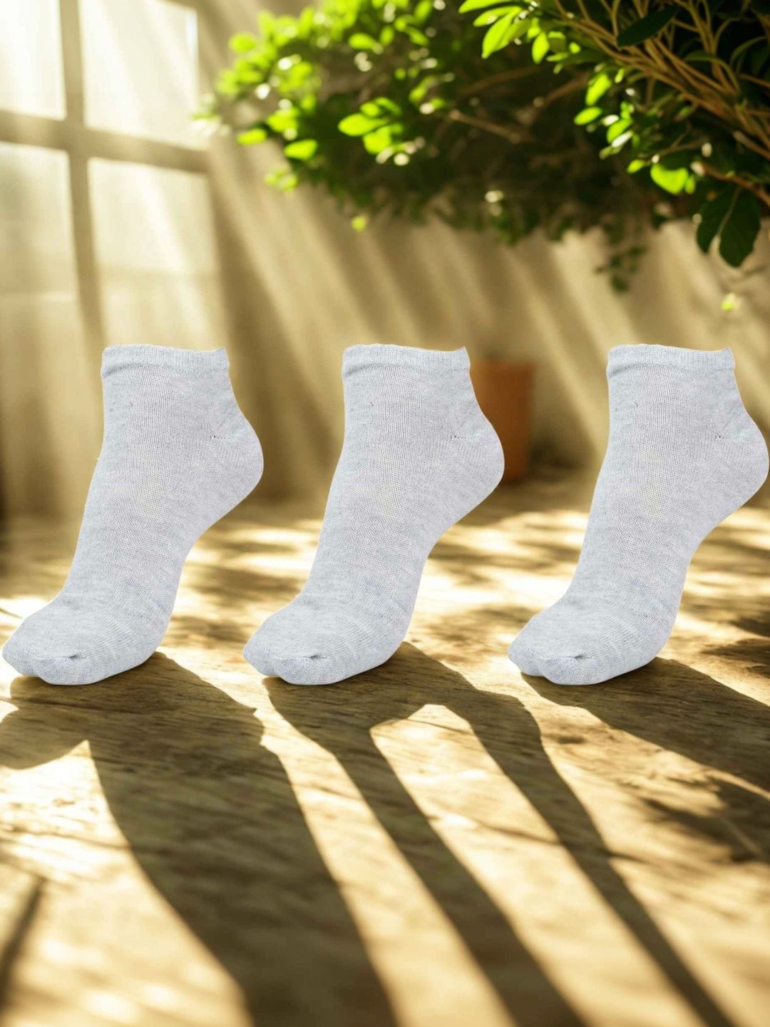 MJE Men Pack of 3 Ankle Length Socks