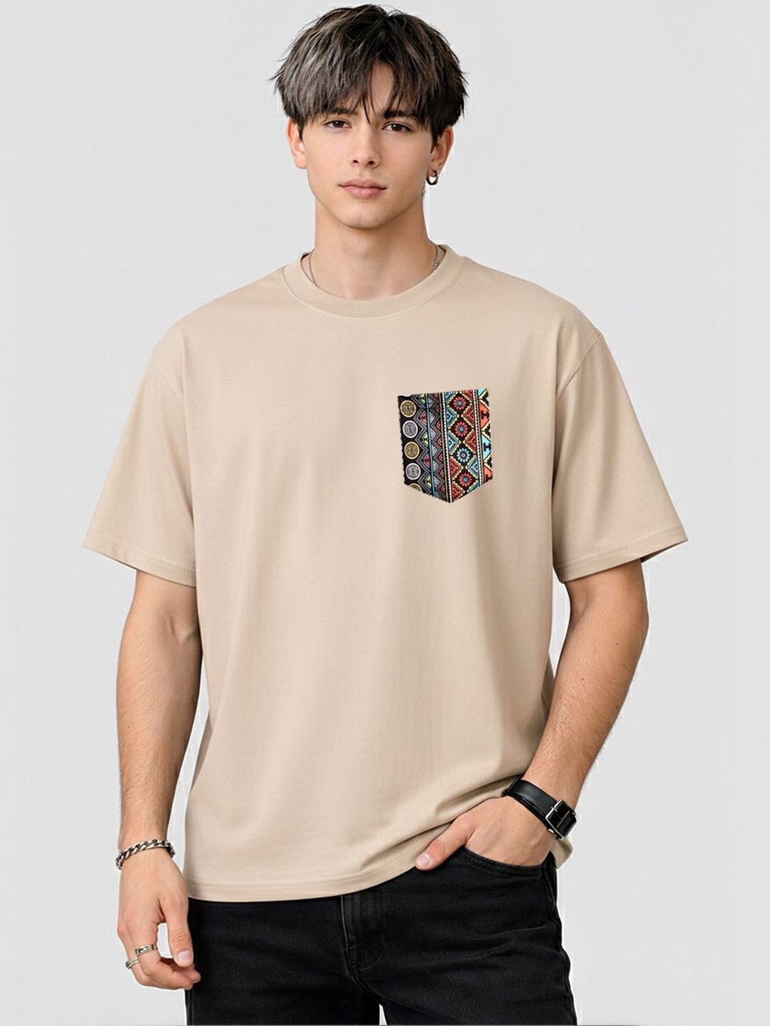 Moda Rapido Men Pockets T-shirt