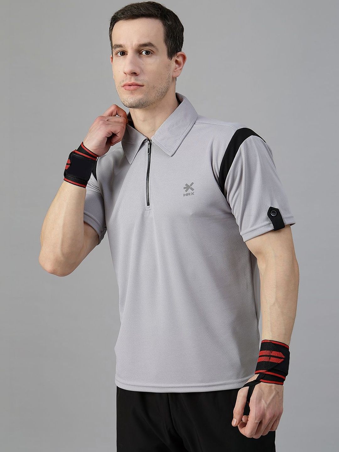 HRX by Hrithik Roshan Men Polo Collar T-shirt