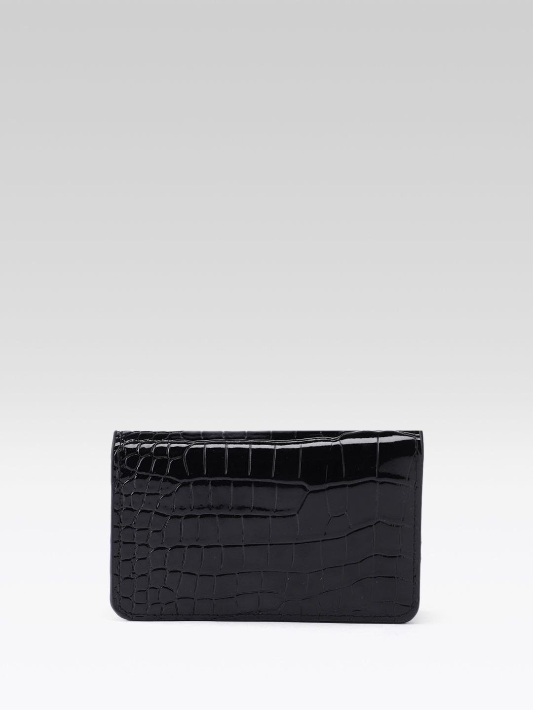 Animal Textured Two Fold Wallet