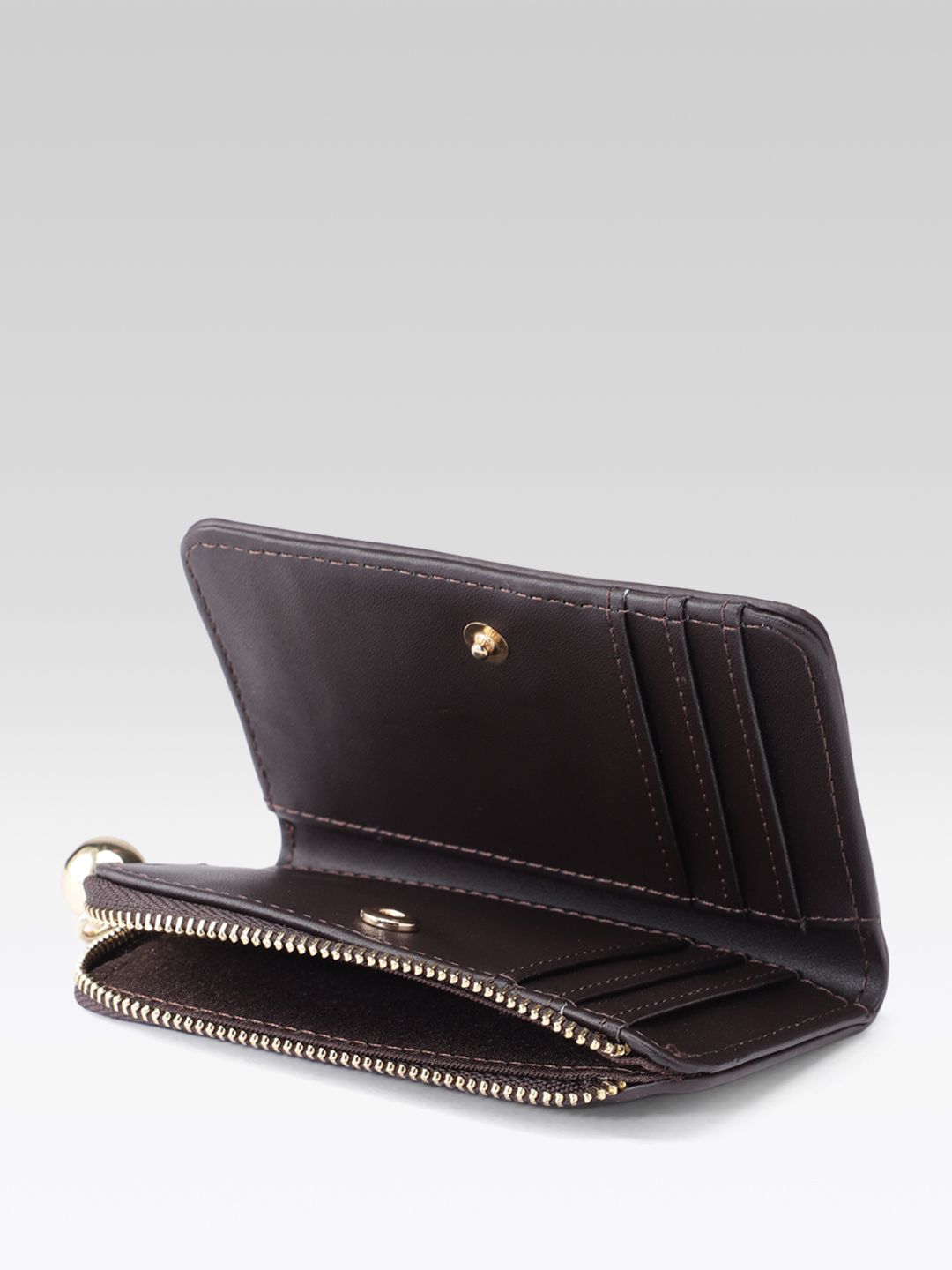 Animal Textured Two Fold Wallet