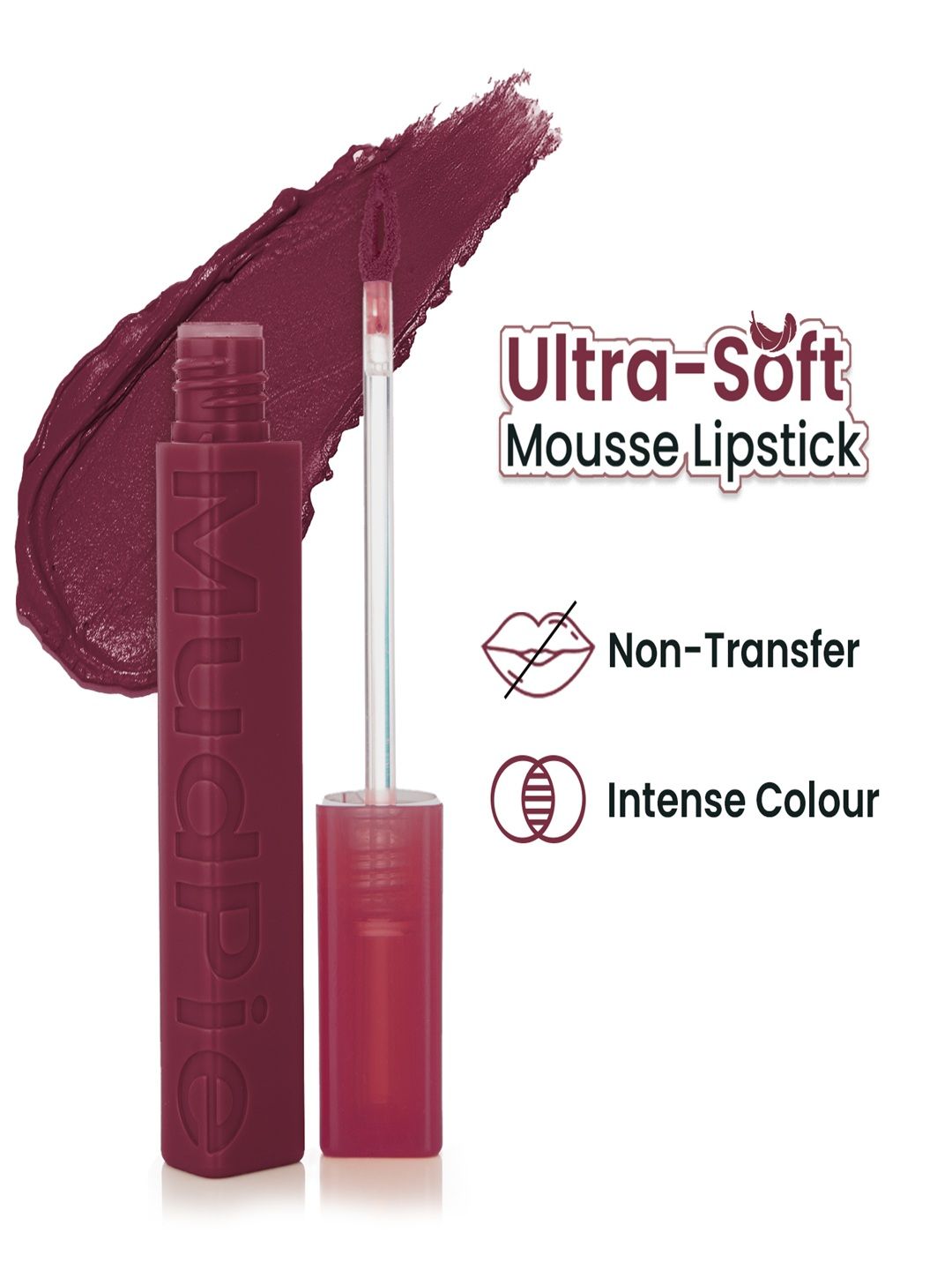 SWISS BEAUTY SWISS BEAUTY MudPie Soft Matte Mousse Finish Lipstick 3g- Winning Move