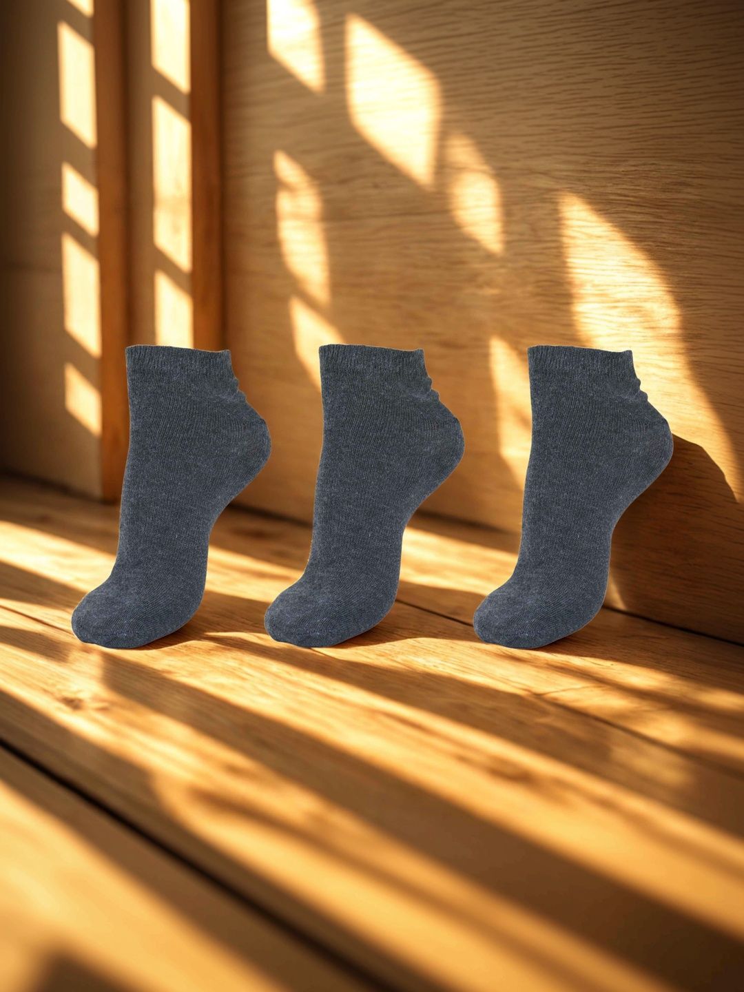 MJE Men Pack of 3 Ankle Length Socks