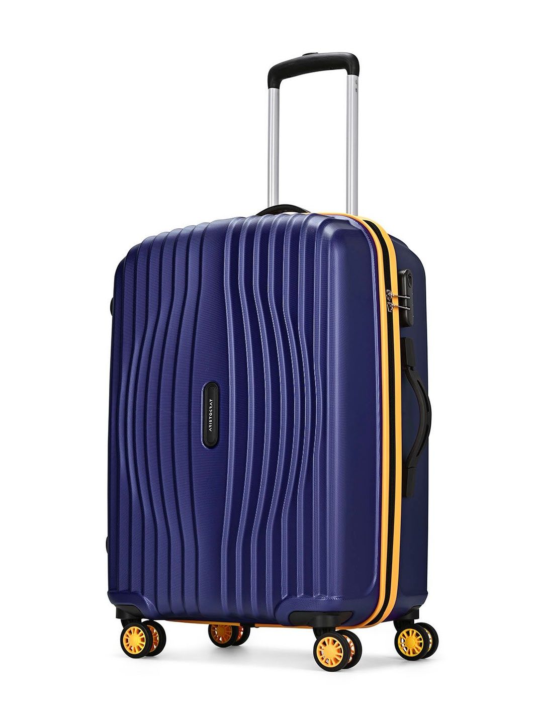Aristocrat Aristocrat Vortex Plus Blue Medium Hard Luggage 66cm Check-in Trolley Bag with 8 Wheels