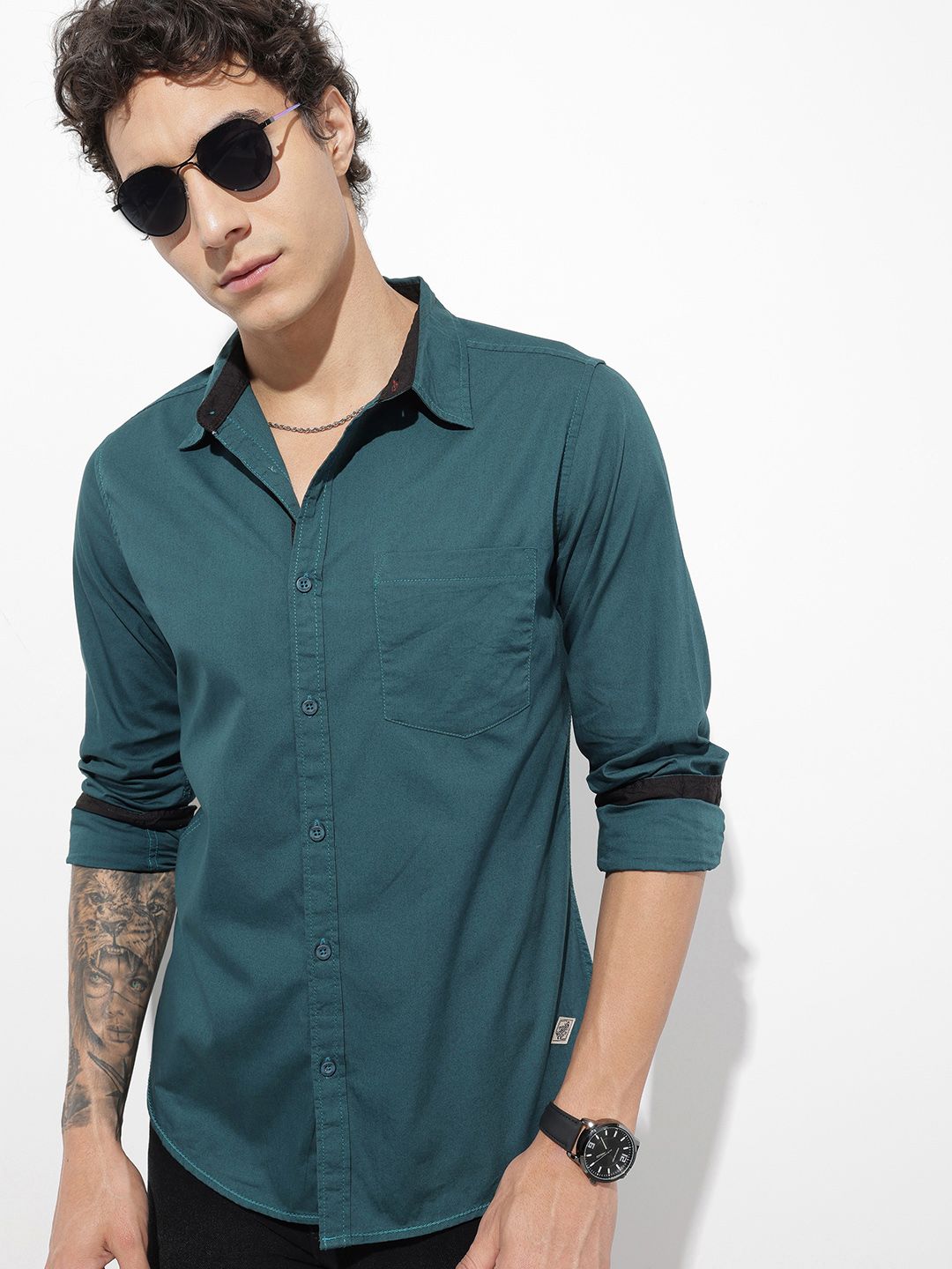The Roadster Life Co. Pure Cotton Casual Shirt