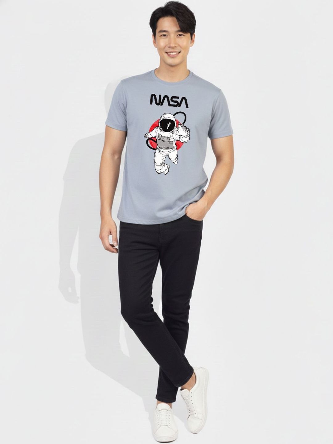 Greylongg Men Printed T-shirt