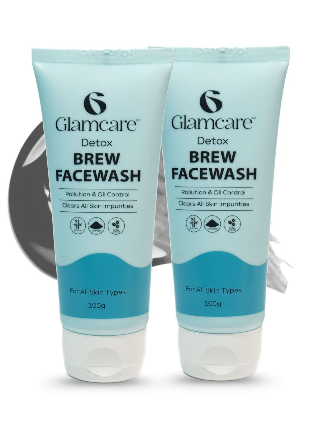 Glamcare 2-Pcs Detox Brew Facewash-100g