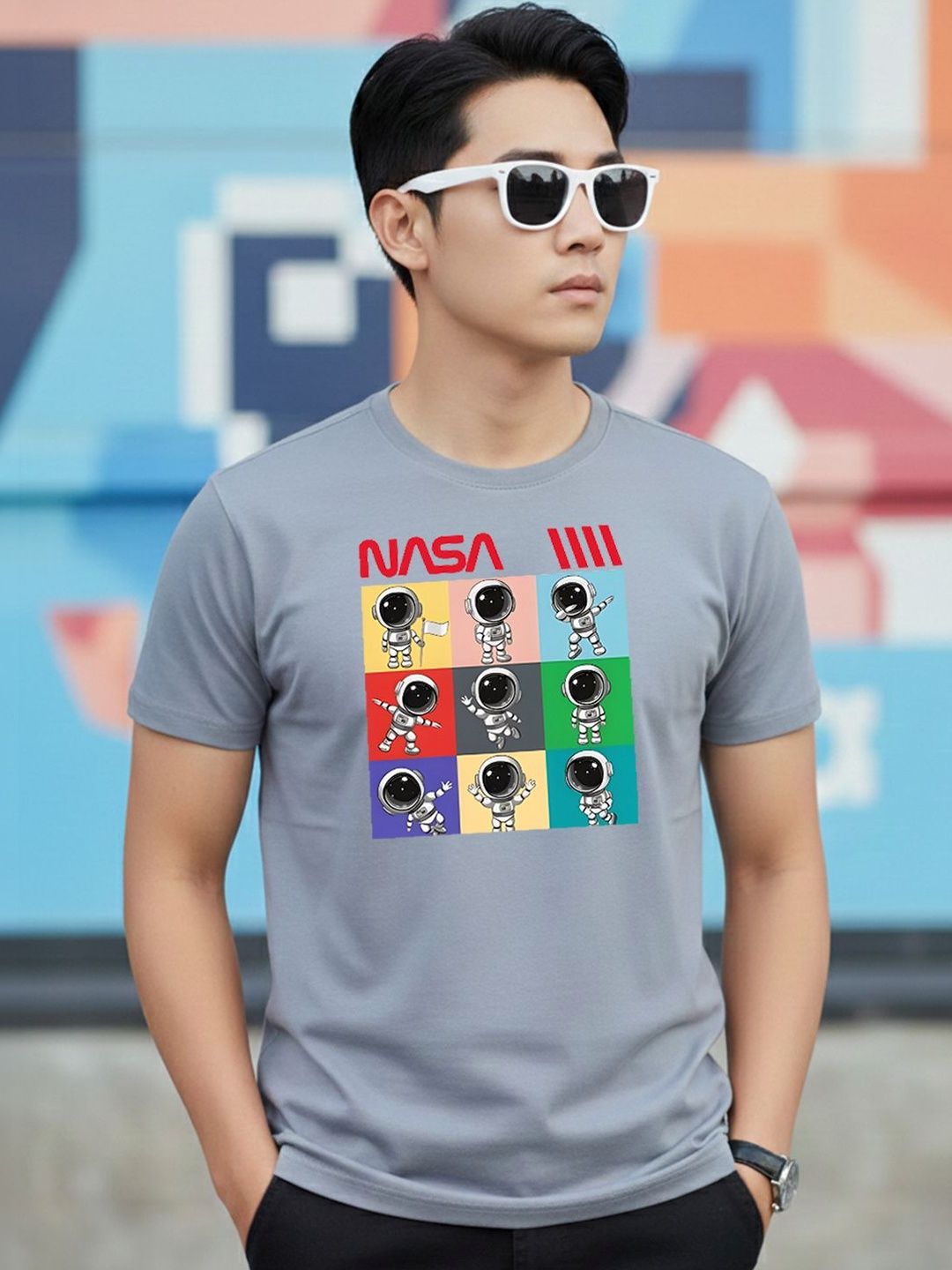Greylongg Men Printed T-shirt
