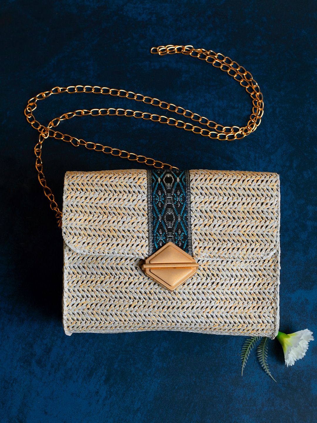 HAUTE SAUCE Textured PU Sling Bag
