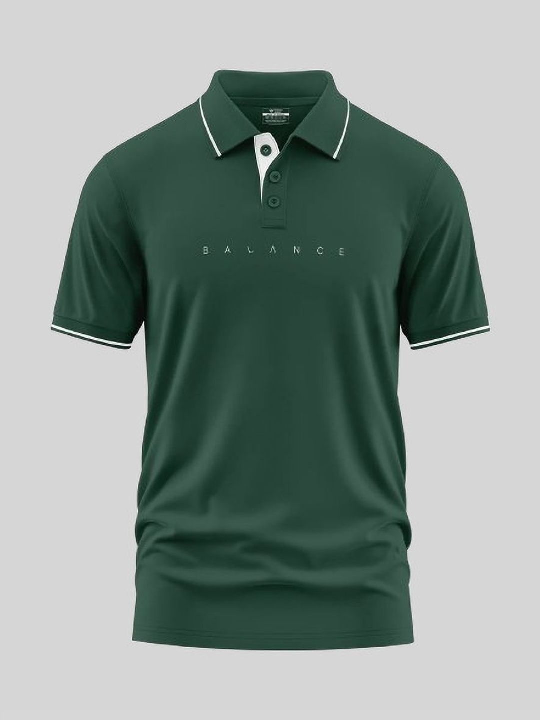 Warrior World Men Polo Collar T-shirt