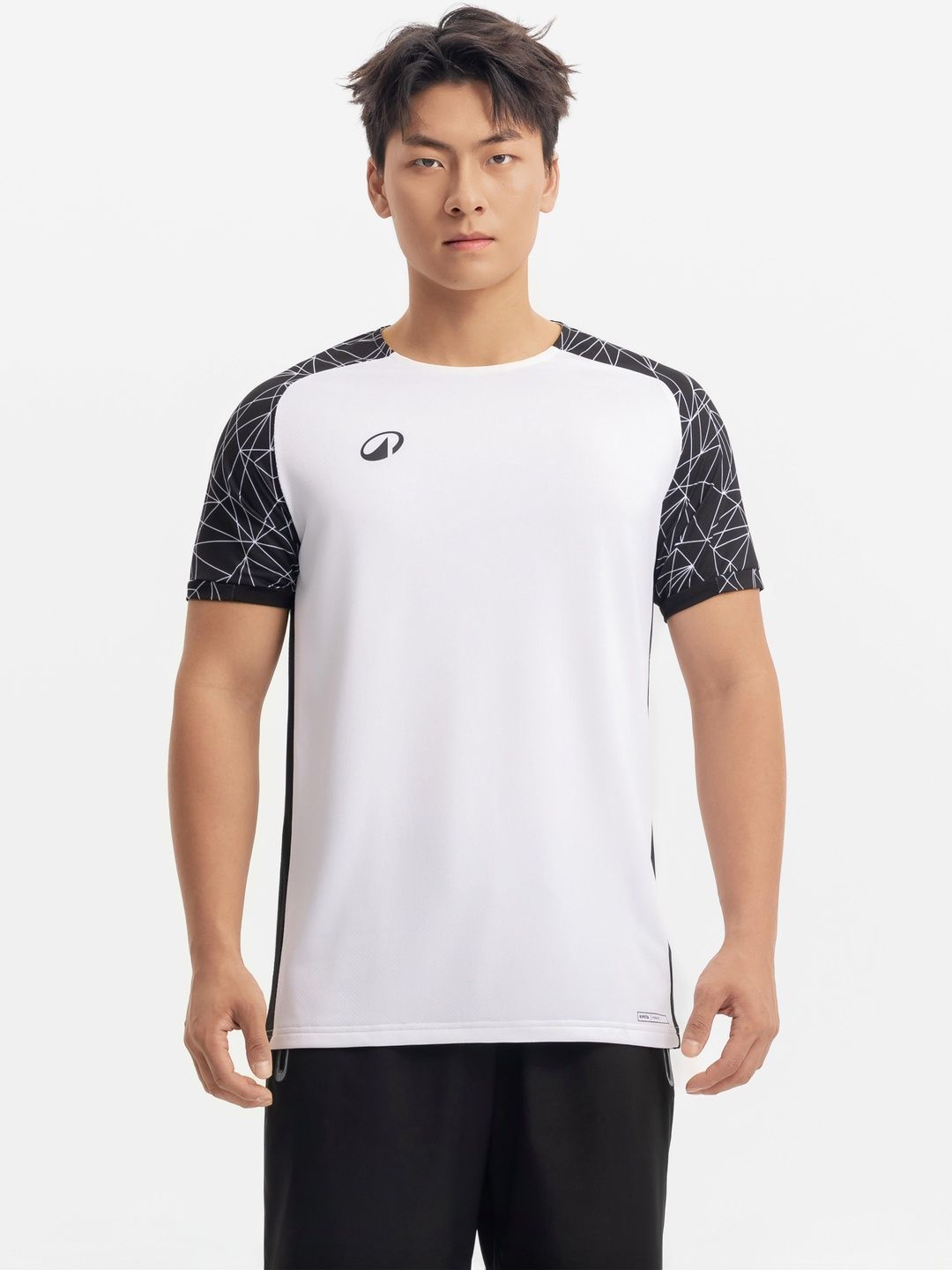 Decathlon Kipsta - Adults White and Black Viralto Classic Lightweight Football T-Shirt