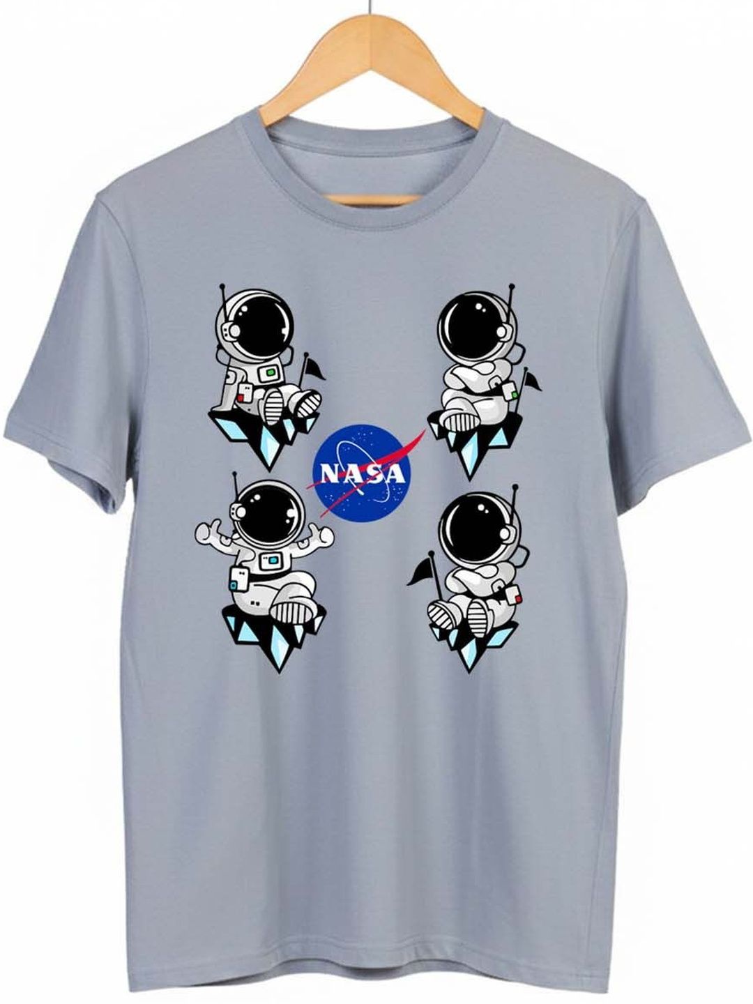 Greylongg Men Printed Pure Cotton T-shirt