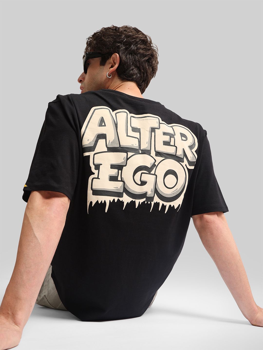Maniac Men Typography Printed T-shirt