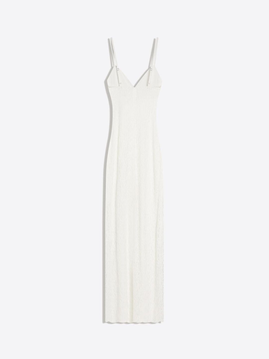 Lace strap midi dress