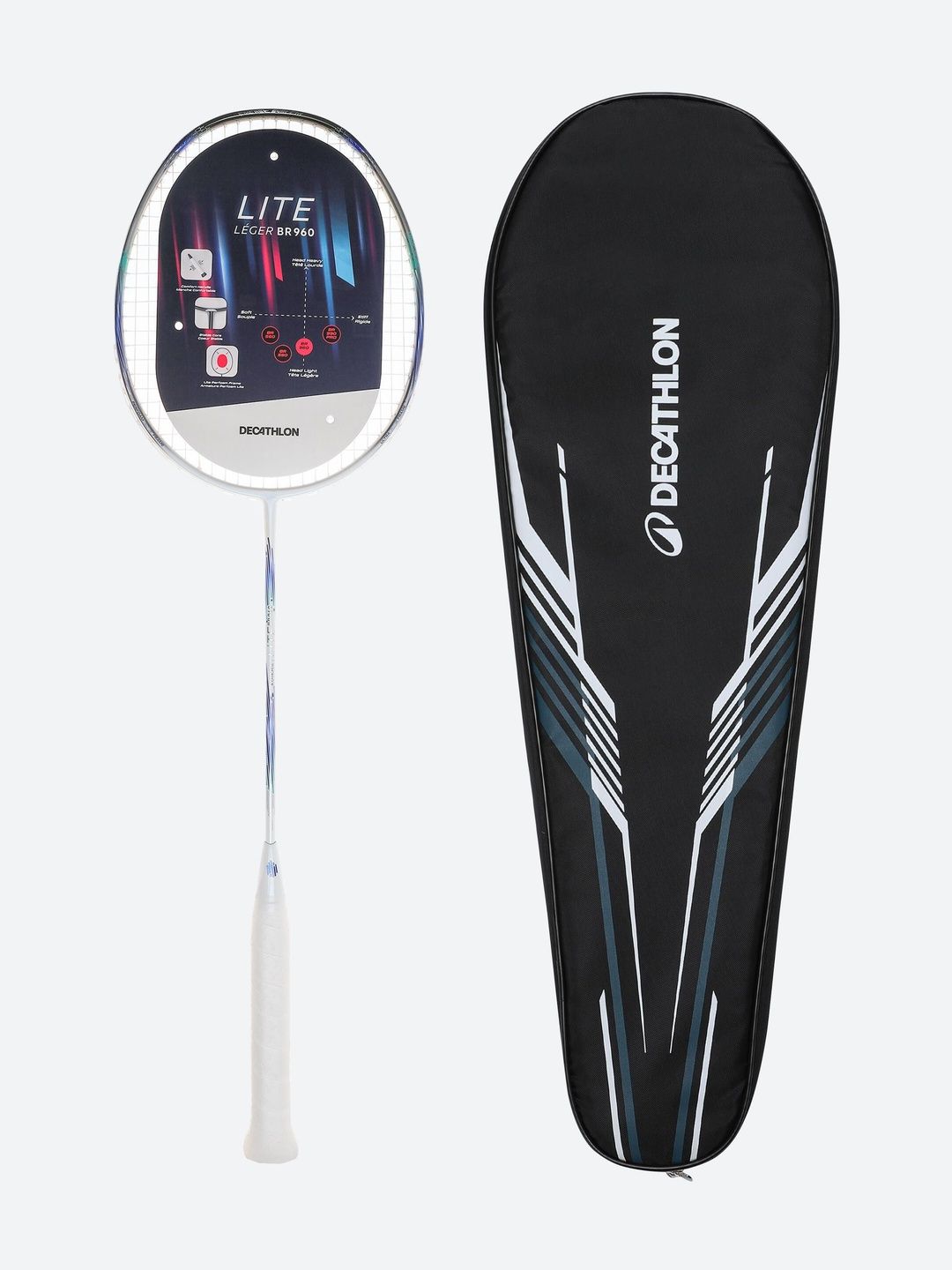 Decathlon Decathlon Perfly - Adults Multicolored BR Lite 960 Precision Badminton Rackets
