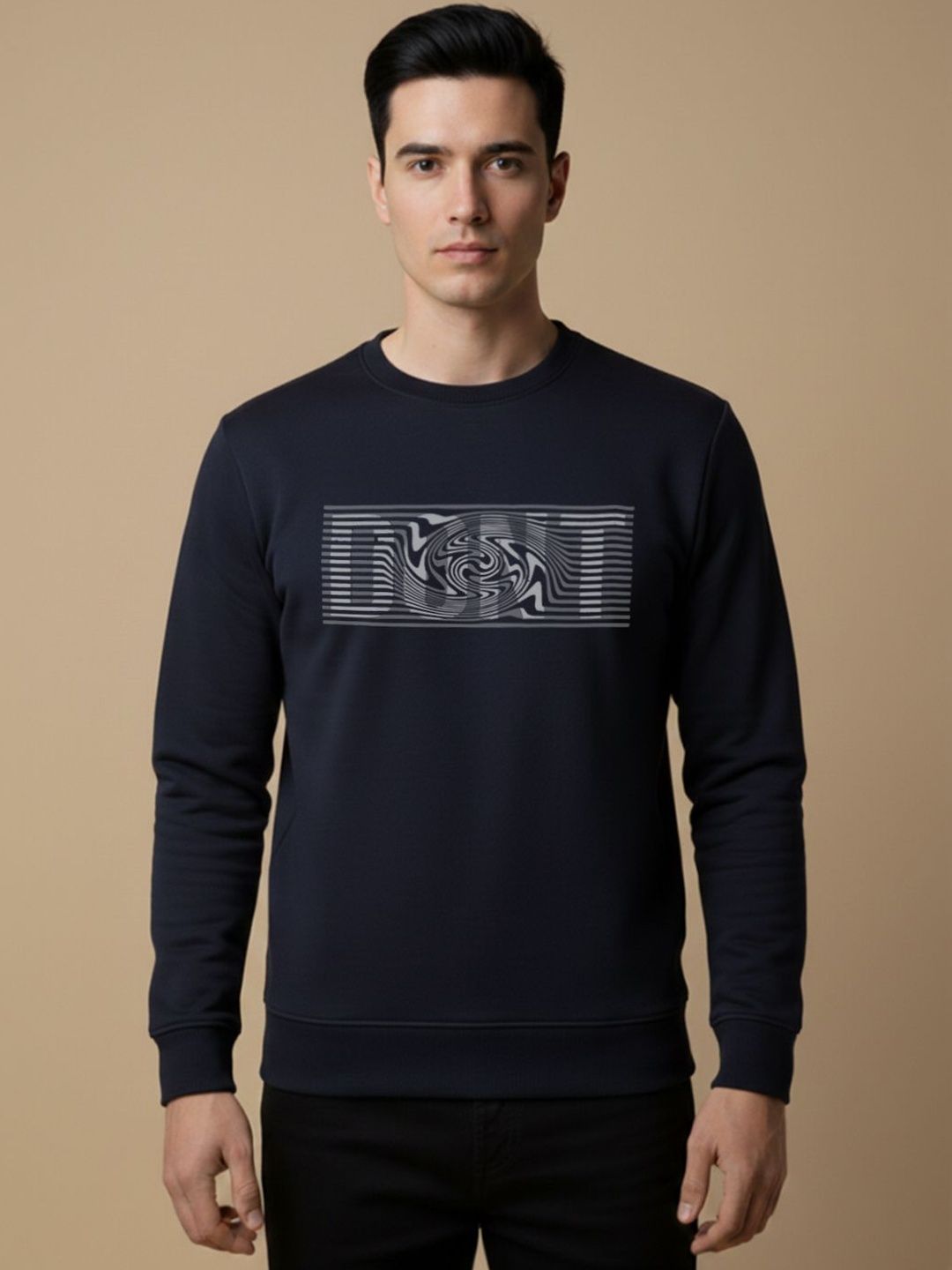 ST Trends Men Typography Printed T-shirt