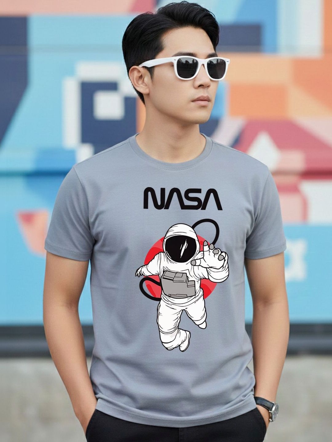 Greylongg Men Printed T-shirt