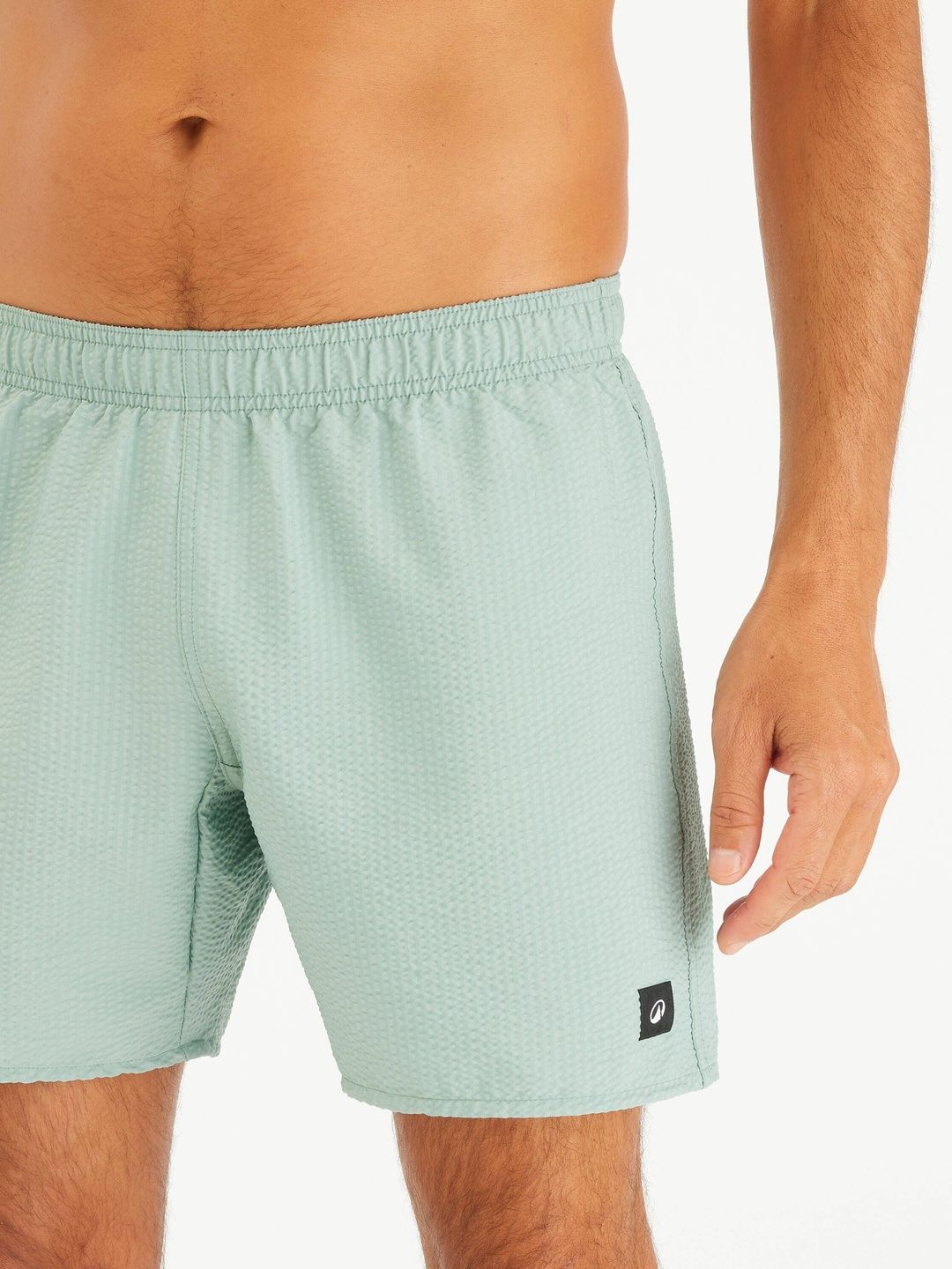 Decathlon Men Green 100 Basic Chlorine Resistance Swimming Shorts